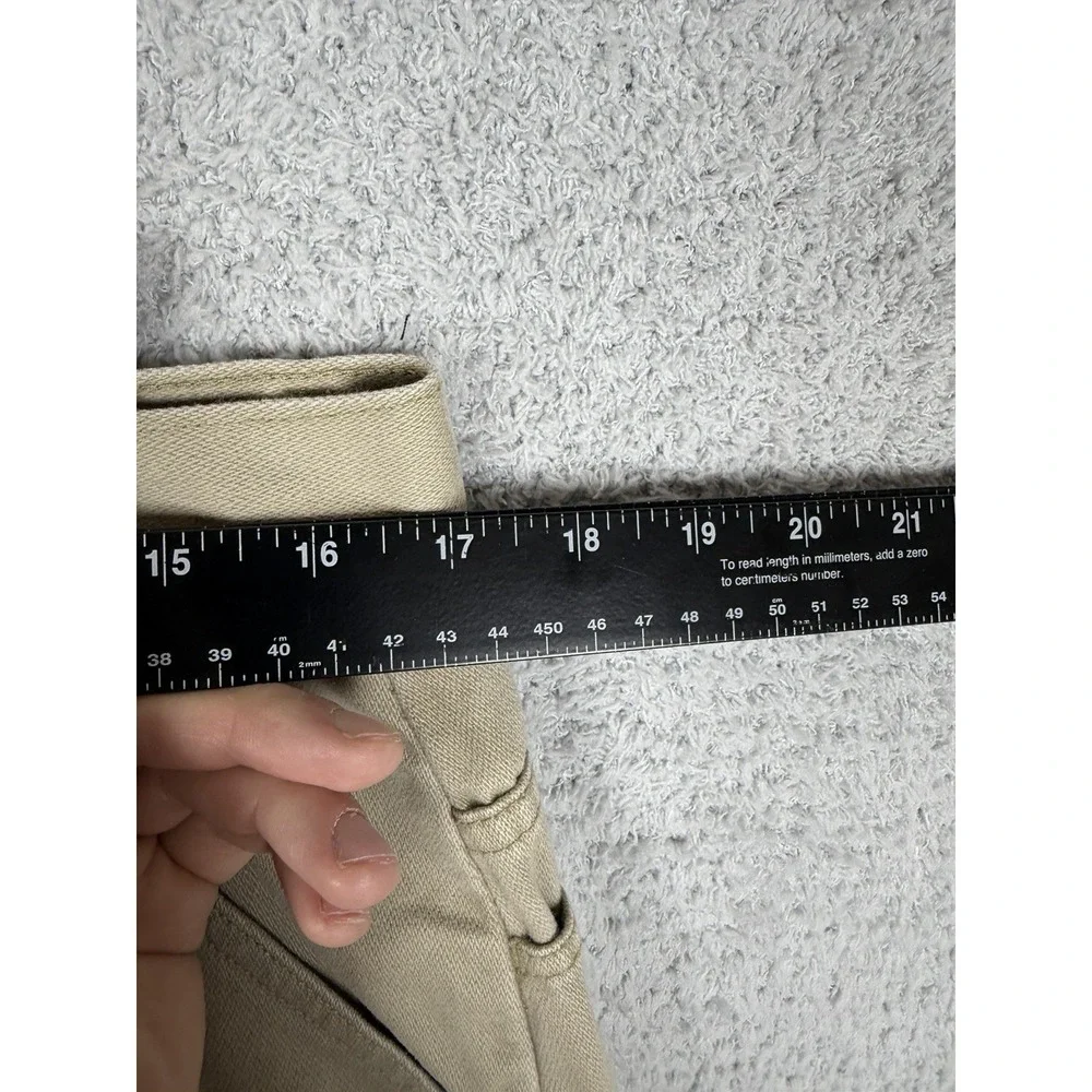 Vintage 90s Levis L2 Pants Mens 34x32 Beige Cargo Baggy Skater Workwear Cotton‎